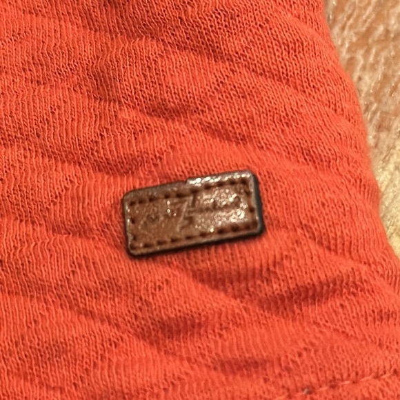 7 for All Mankind • Orange zip up hoodie • 6 - 9 months - Picture 2 of 8